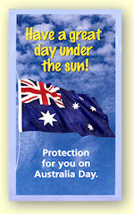 Australia Day Greeting Card - sachet