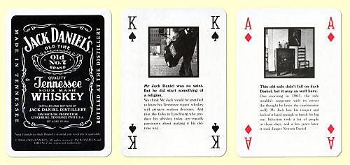 Jack Daniel's Playing Card Brochure