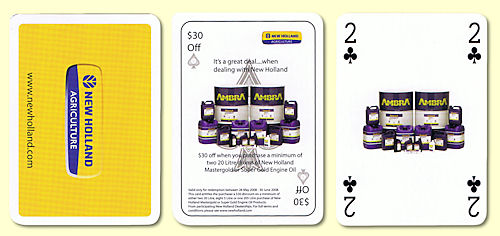 New Holland Playing Card Brochure